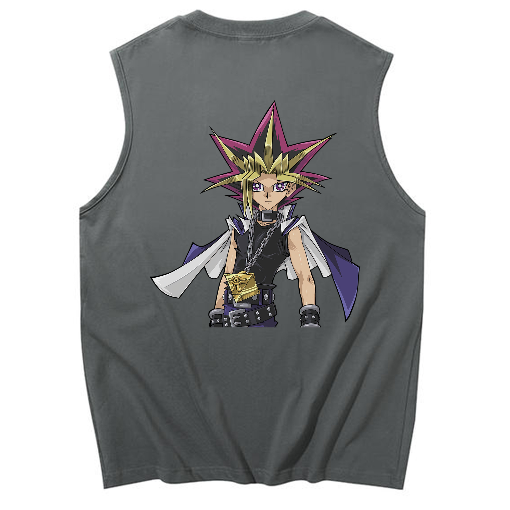 （画像用） 遊☆戯☆王 Yu-Gi-Oh! コットン100％タンクトップ（背面プリント）